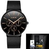 Men Watchs Men's Quartz Sports Watches Fashion Casual Business Waterproof Military Male Clock LIGE Top Luxury Brand reloj hombre
