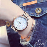 GUOU Ladies Watch Top Brand Luxury Diamond Watch Women Watches Rose Gold Women's Watches For Women Clock relogio feminino