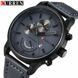 2017 Men's Fashion Casual Sport Watches Curren Watch Men Brand Luxury Leather Quartz Watch Mens Wristwatches Relogio Masculino